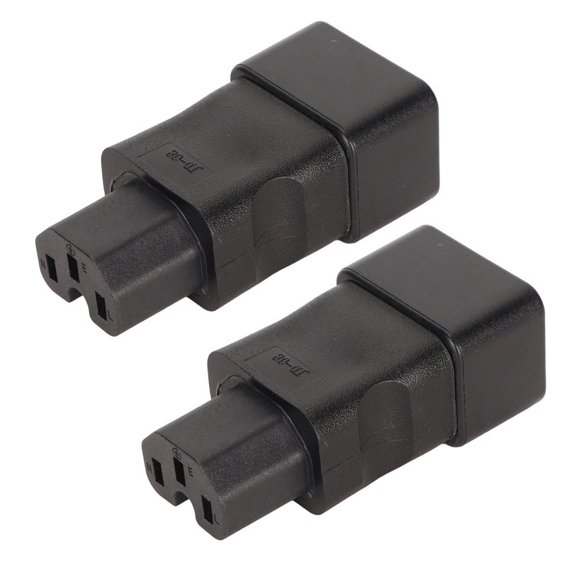 2pcs IEC320 C20 to IEC320 C15 Power Adapter Professional Standard