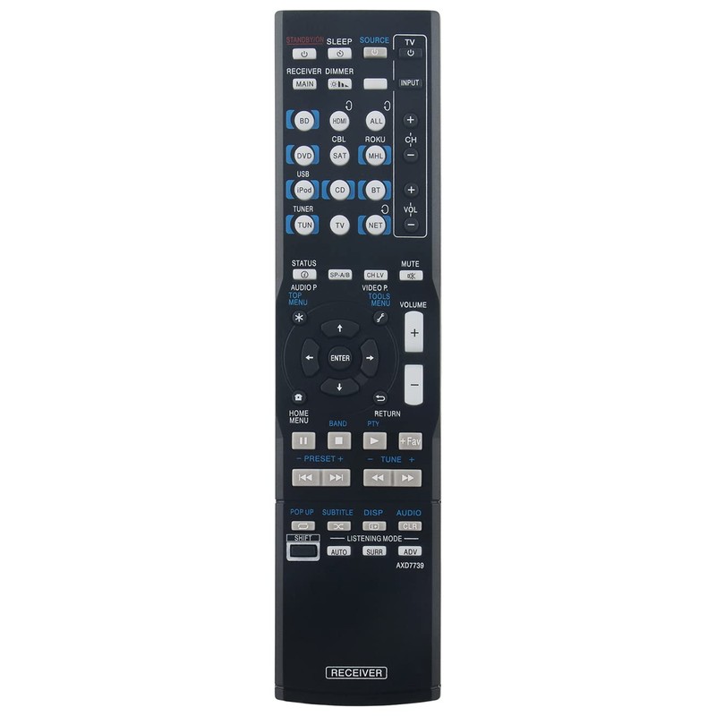 AXD7739 Replace Remote Control fit for Pioneer AV Receiver VSX-830-K