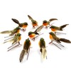 10PCS Robin Bird Christmas Tree Decoration Craft Very Cute Artificial