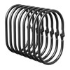 Bathway Shower Curtain Rings, Bathway Shower Curtain Hooks, Black Shower
