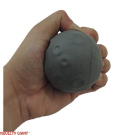 Stress Relief Squeezable Foam Grey Moon Package of Two (2)
