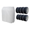 WEIMALL Tire Rack Cover (Selectable Size), (W x D x