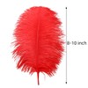 Ballinger Red Ostrich Feathers Bulk - 24Pcs 8-10inch Feathers for