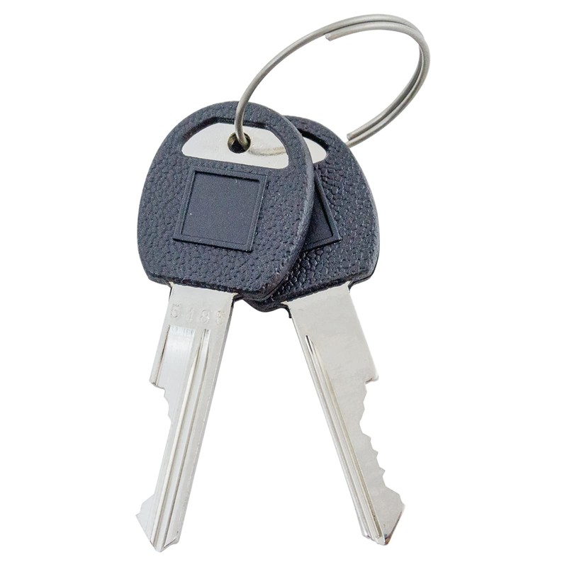 TRQ Front Door Lock Cylinder Kit Pair Set with Keys