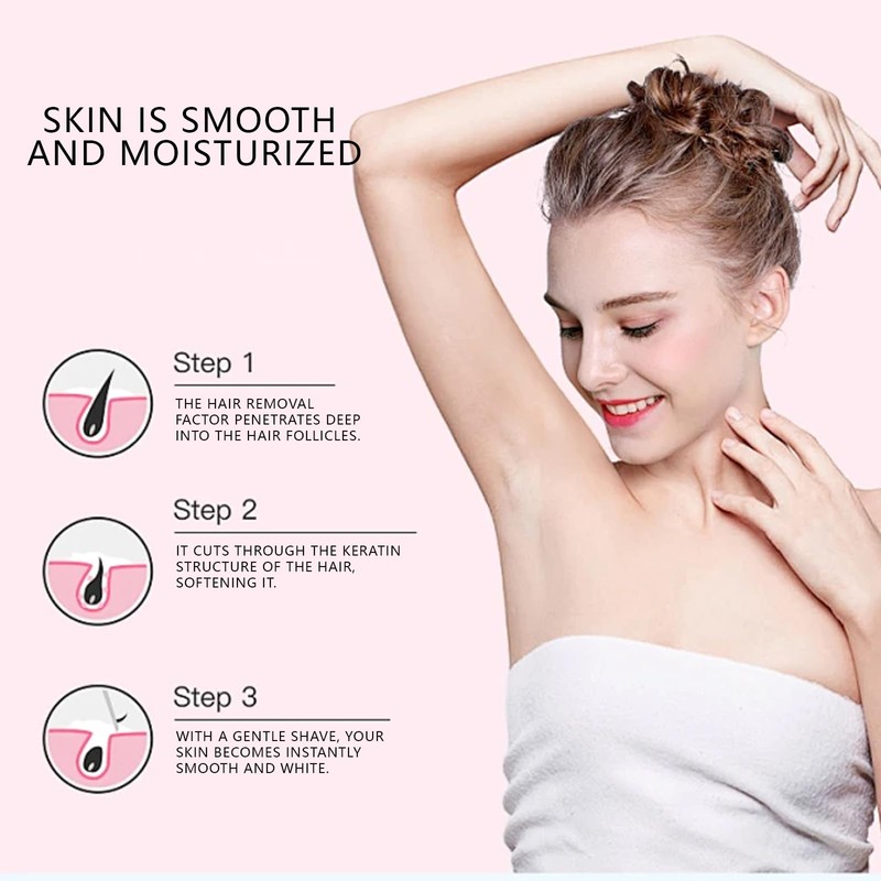 Hair Removal Cream, Gentle Formula with Vitamin E & Vitamin