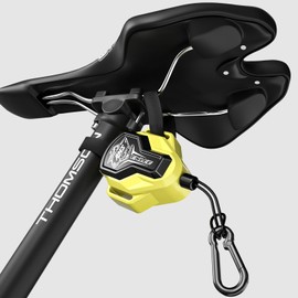 ENLEE Mountain Bike Tow Strap for Kids, Auto-Retractable Outdoor Riding Parent-Child Tow Rope with One Hook (2.0 Black)