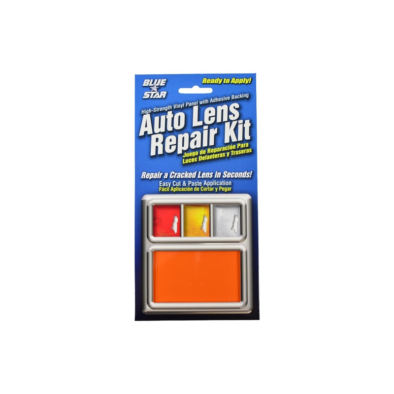 Blue Star Non Grid Pattern Auto Lens Repair Kit (Amber)