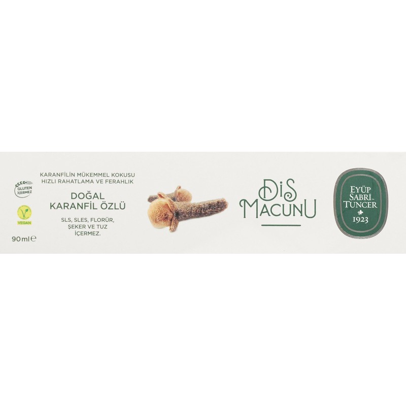 EYUP Sabri TUNCER Natural Clove Extract Toothpaste 90 ml