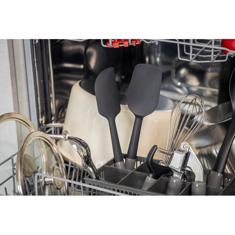 KitchenAid Soft Grip Spoon Spatula - Charcoal Grey