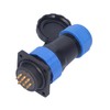 IP68 Waterproof Power Connector Male Female Square 4 Hole Aviation