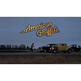 American Graffiti garage man cave banner