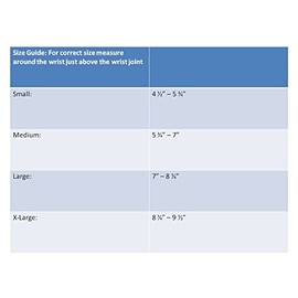 Alpha Medical Elastic Wrist Support Band with NO Thumb Hole (Small, Black)