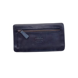 Bear Design Ladies Purse, Wallet CL782 washed leather Vintage Look (15/9/3 cm)