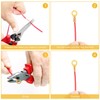 Uadme Brass Ring Cable Lug, 540 Pieces Ring Terminal Kit,
