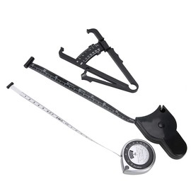 Body Fat Caliper, Body Fat Measurement Device Body Fat Tester Retractable Waist Measuring Tape BMI Measuring Tool Caliper