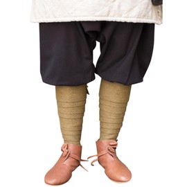 Burgschneider - Aki Wool Calf Wrap - Autumn Green (Standard, Unisex, Wool) Historical - Early Medieval, Viking