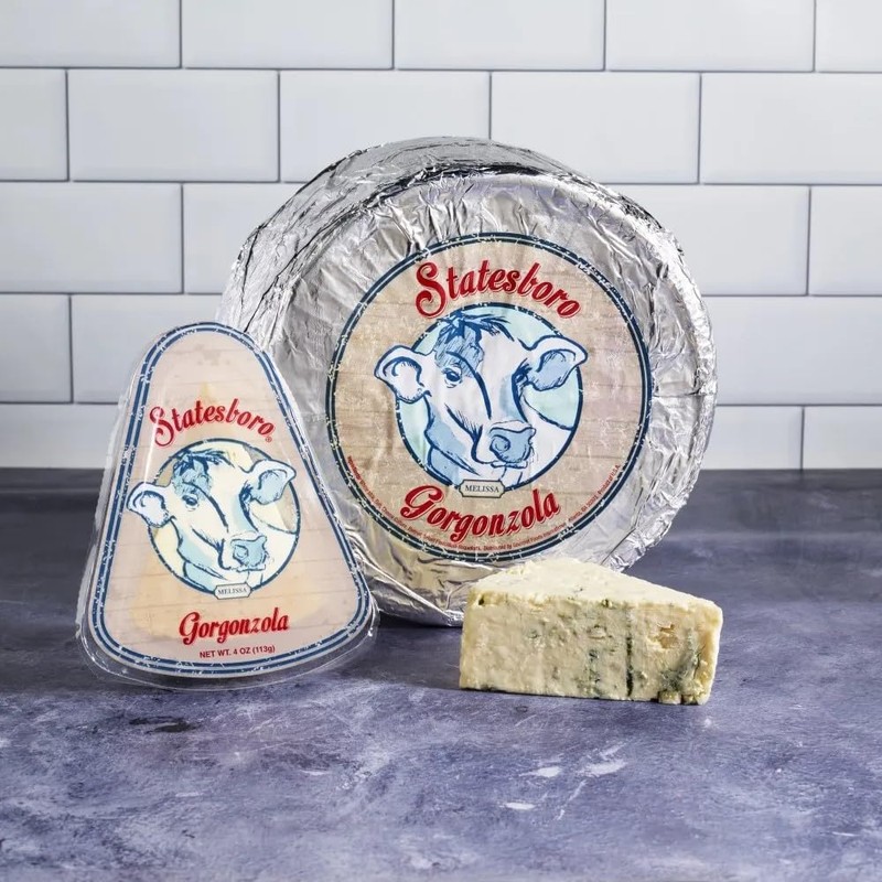 Statesboro Blue Gorgonzola Cheese, 4 oz (8 pack)