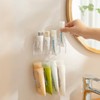 4 compartments for non-perforated tube storage clip transparent 2ea