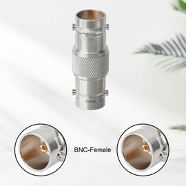 XRDS -RF SDI Connector 4PCS 75 Ohm BNC Adapter BNC Female to Female Barrel Connector for HD-SDI/3G-SDI/4K/8K SDI Video Camera Cable