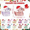 50PCS Mini Christmas Ducks,Resin Mini Ducks,tiny Ducks,glow in The Dark
