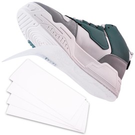 XQDALIN Sole Protectors 2 Pairs Sole Protector for Sneakers Clear Self-Stick Shoe Sole Crease Protector Easy Application Non-Slip Waterproof Design Non-Residue