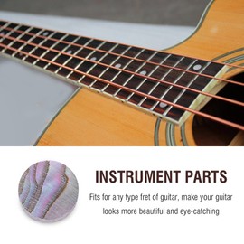 Inlay Dots Markers, Fretboard 6mm Inlay Dots Markers for Guitar Ukulele Bass Mandolin Banjo Decor(20Pcs)