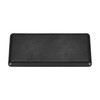 sourcing map Standard Plastic Rectangle Aluminum Extrusion End Cap Black