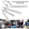 Wadoy Spanner Wrench Set Adjustable C Pin Spanner Hook Wrench