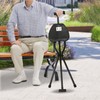 YIYIBYUS Folding Walking Seat Stick Portable Travel Cane Hiking Chair