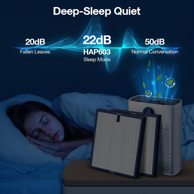 4 Pack HAP603 Replacement Filter Compatible with ECOSELF HAP603 /