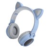 Cat Ear Headphone 3D LED Light Wireless Bluetooth 5.0 Foldable