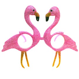 Robelli Pink Glitter Sunglasses - Flamingo