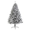 7ft. Flocked West Virginia Fir Artificial Christmas Tree