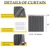 NICETOWN Blackout Curtain Valance for Small Windows, Accordion Style Short