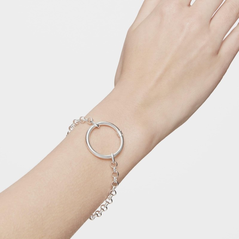 TOUS Hold Sterling Silver Chain Bracelet