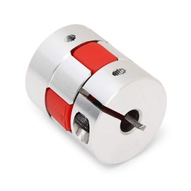 3Pcs 8x10mm Shaft Coupling Servo/Stepper Motor Jaw Shaft Coupler 8mm to 10mm Aluminum Jaw Spider Plum Coupling D25L30 Connector for 3D Printer/DIY Encoder/CNC Machine