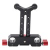 Long Lens Support Height Adjustable 15mm Rod Hole Aluminum Alloy