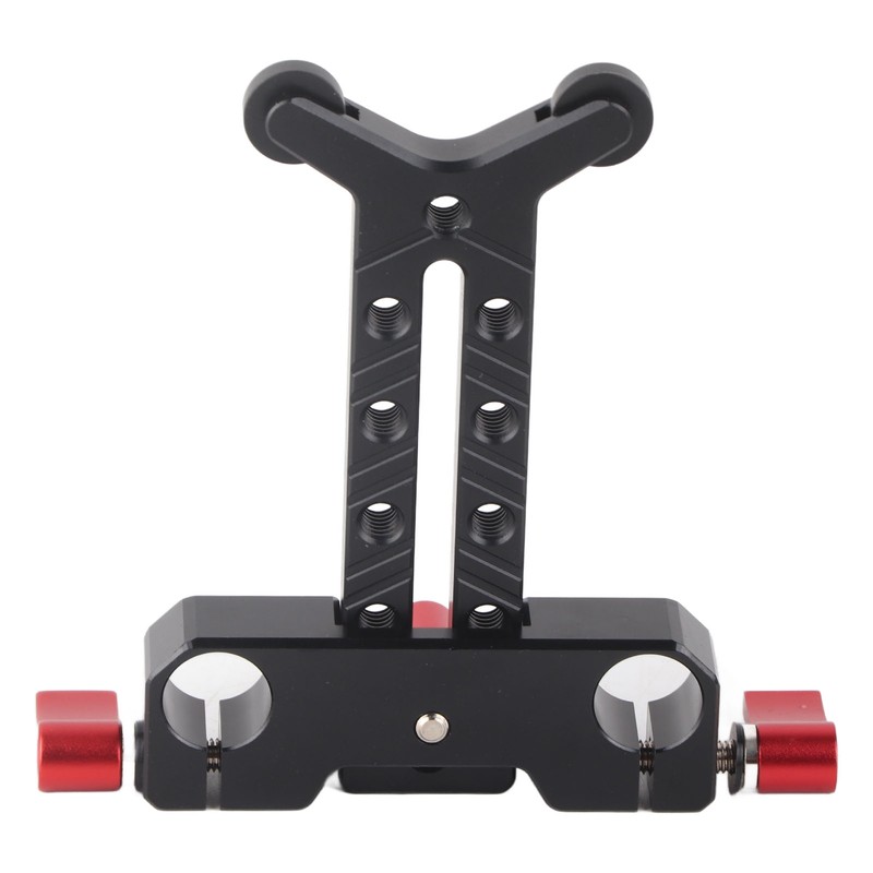 Long Lens Support Height Adjustable 15mm Rod Hole Aluminum Alloy