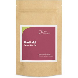 Terra Elements Organic Haritaki Powder 100 g I Ayurvedic Spice Powder I 100% Pure I Vegan I Raw Food