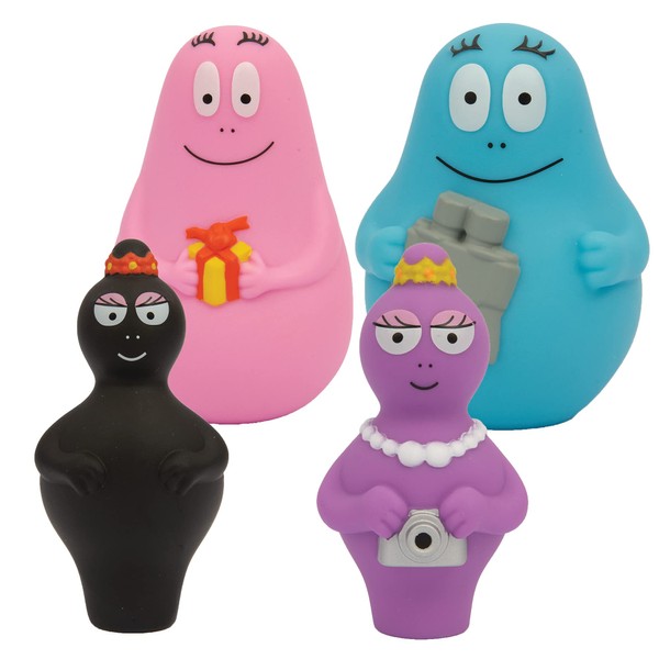 Giochi Preziosi Barbapapa Gift Set with 4 Figures, 8 cm,