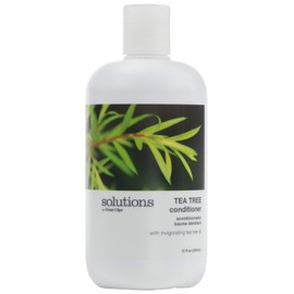 GREAT CLIPS Solutions Tea Tree Conditioner 12 fl oz | Tea Tree and Peppermint Oils | Detangle and Condition | For All Hair Types