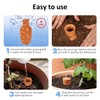 8pcs Ollas Self Watering Terracotta Planter Terra Cotta Clay Watering