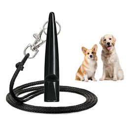 Kolamom Dog whistle for recall, dog whistle high frequency silent with whistle band, standardised frequency, audible and far-reaching, training aids for dogs the perfect recall