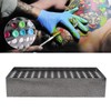 YUNLAIGOTOP Tattoo Pigment Ink Bottles Holder, 78 Holes Pigment Ink