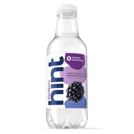 Hint Flavored Water, Blackberry, 16 Fl Oz Single Bottle