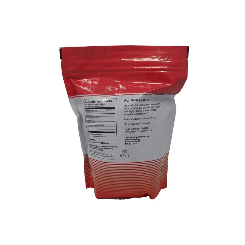 ​The Doctor Within Hydrolyzed Collagen Powder – Unflavored, Grass-Fed Protein