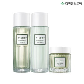 [Kim Jeong Moon Aloe] Cure Phyto Toner + Emulsion + Anti-Aging Cream