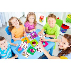 JUESMOS Valentines Day Cards for Kids,30PCS Kids Valentines Day Cards with 30PCS Stickers 6 Cute Designs Ice Cream Sweet Craft Cards Valentines Greeting Cards for Kids Boys Girls Party Favor School Classroom Gift Exchange