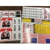 Clark New Clark forklift decal kit with safety decals.