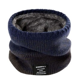 Moerstar Neck Warmer, Men's, Neck Warmer, Kids' Neck Guard, 14 Colors, Winter, Extra Warmth, Fluffy Fleece, Windproof, Cold Protection, navy